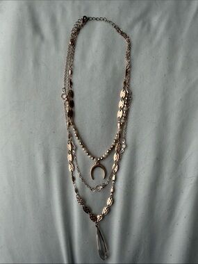 Rose Gold Layered Necklace